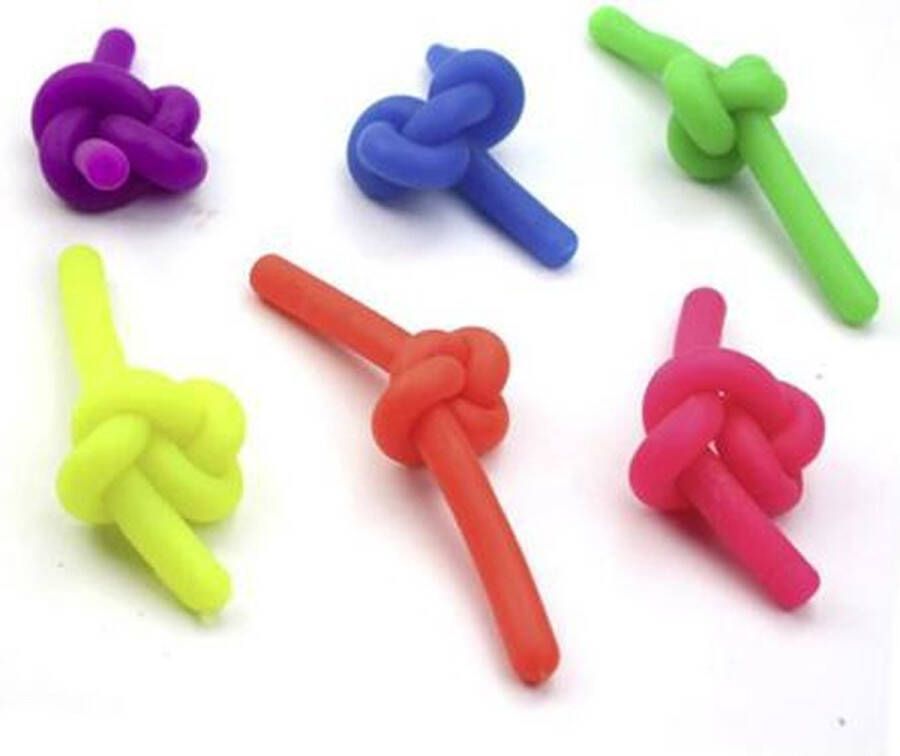 Merkloos Sans marque Monkey noodles | fidget toys | set van 6 stuks | Schoencadeautjes sinterklaas