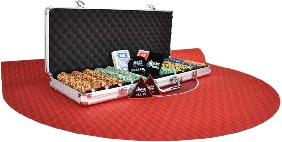 Mec Monte Carlo High Class Clay Poker Set Weekend