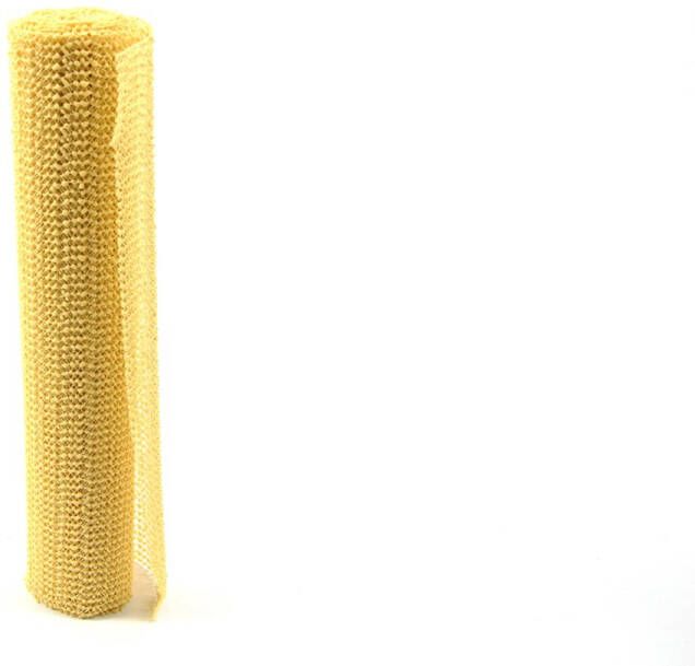Merkloos Sans marque Non Slip Grip mat – GEEL – 30x150cm | Niet Klevende Antislipmat Gaas Patroon voor Bureaus en Keukenlades