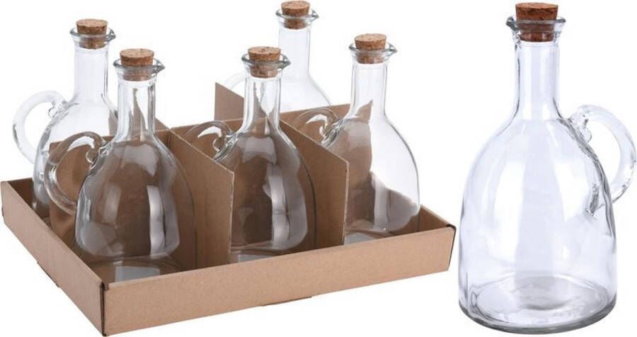 Excellent Houseware Olie azijn fles glas 500ml