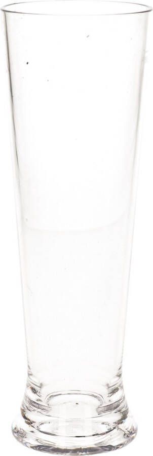 Merkloos Sans marque Onbreekbaar bierglas op voet transparant kunststof 30 cl 300 ml Onbreekbare bierglazen