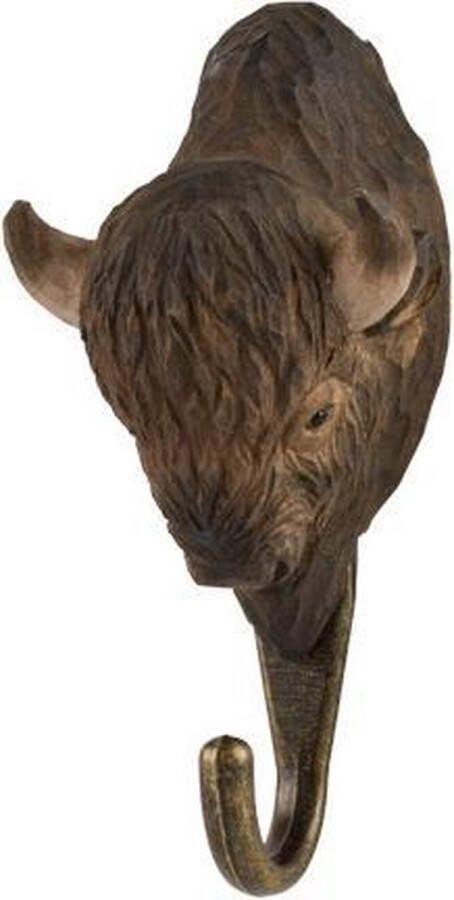 Merkloos Sans marque Ophanghaak Amerikaanse bizon hout