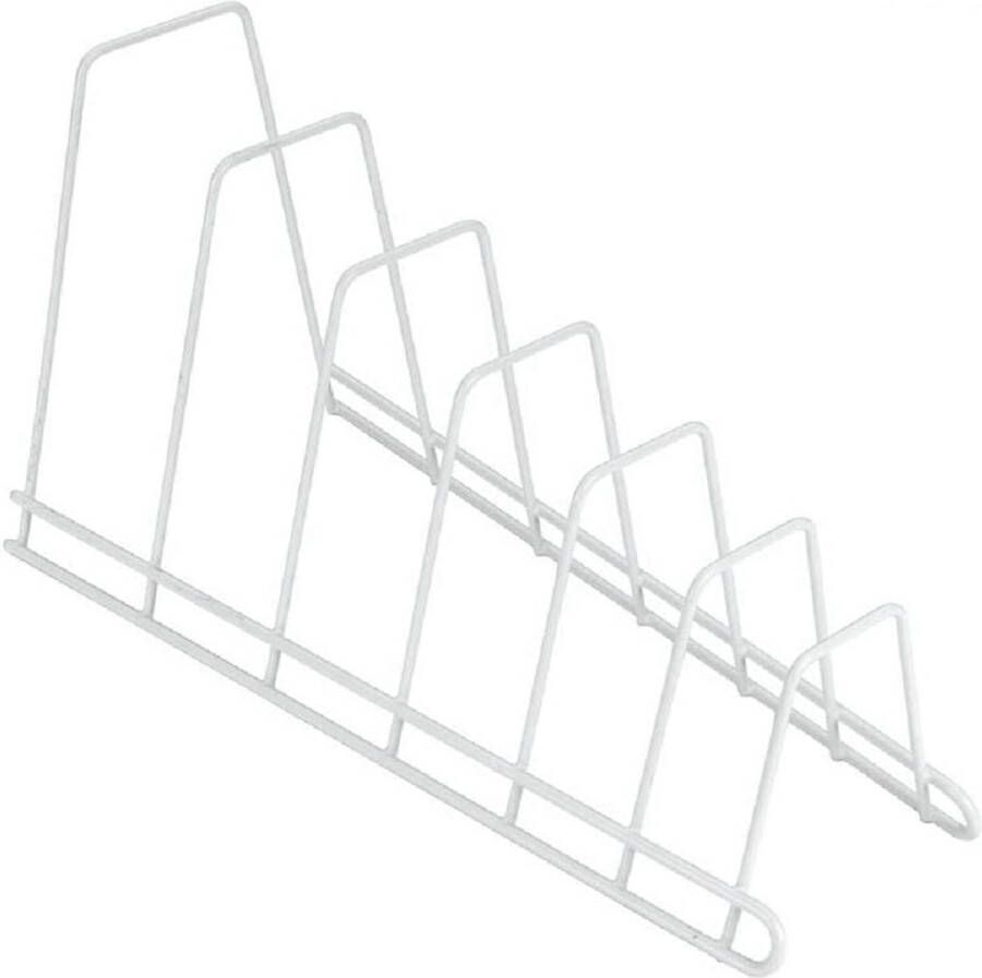 Merkloos Sans marque pannenrek pan racks pannenplank pan shelf rack organizer