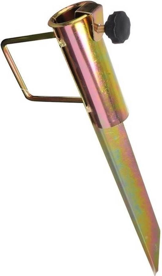 Merkloos Sans marque Parasol droogmolen grondpen anker met handvat voor dia steel 0 tot 35 mm parasolvoeten grondanker
