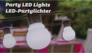 Merkloos Sans marque Party Lightning Feestverlichting tuinverlichting Bolletjes 4 5cm diameter Wit 20 LED 11 Meter
