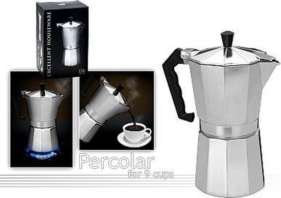 Percolator voor 9 kopjes