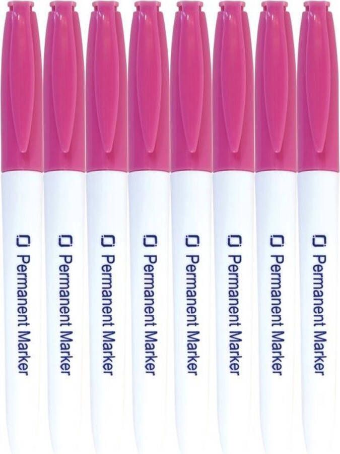 JeJe Permanent Markers Pink 8x