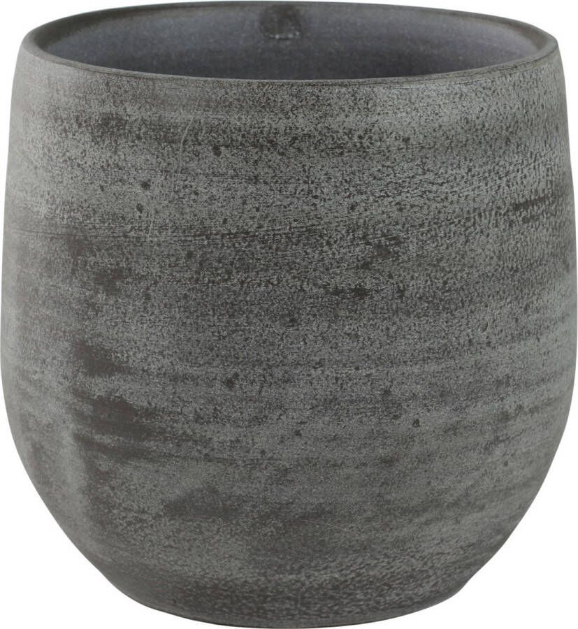 Merkloos Sans marque Plantenwinkel Pot esra mystic grey bloempot binnen 18 cm