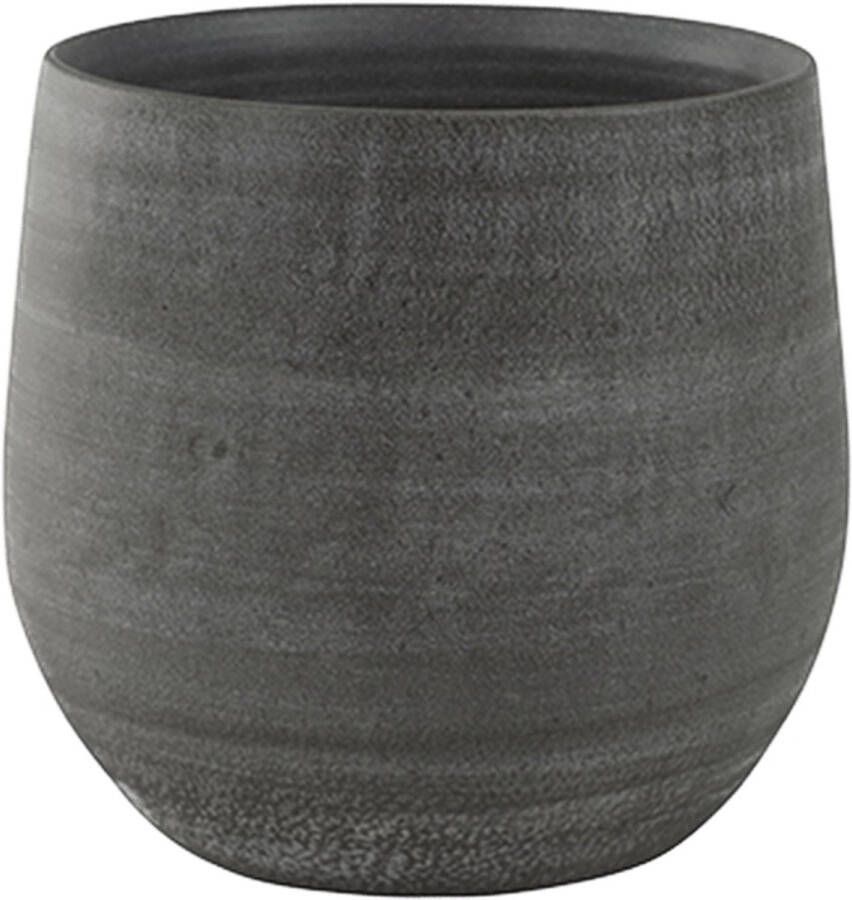 Merkloos Sans marque Plantenwinkel Pot esra mystic grey bloempot binnen 26 cm