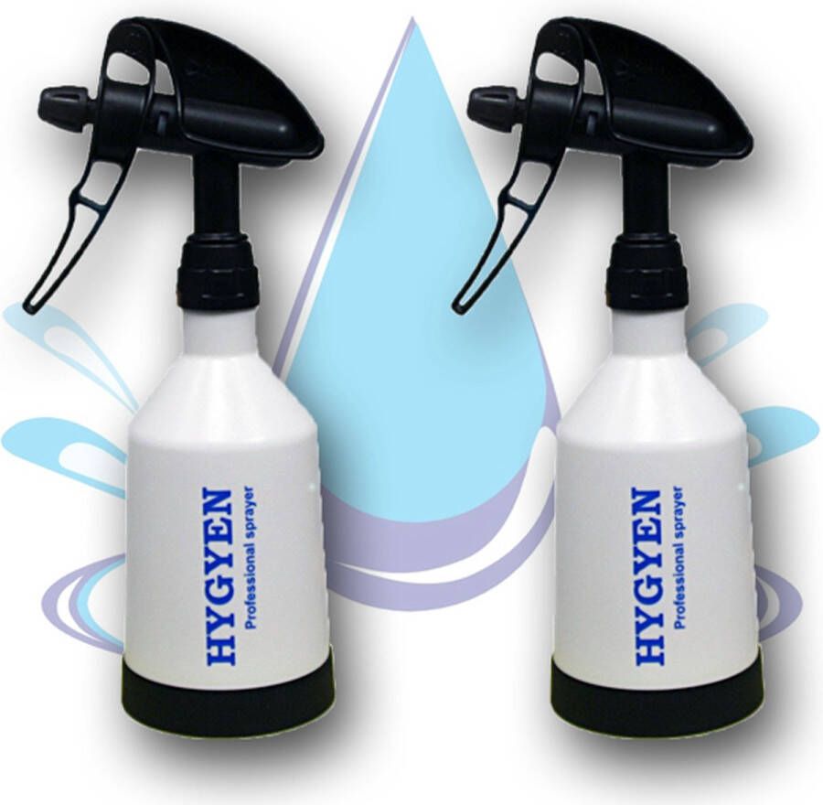 Merkloos Sans marque PROFESSIONELE sprayflacons 0 5L | Professionele afsluitbare spraykop | Zwarte spraykop | Navulbaar | Plantenspuit