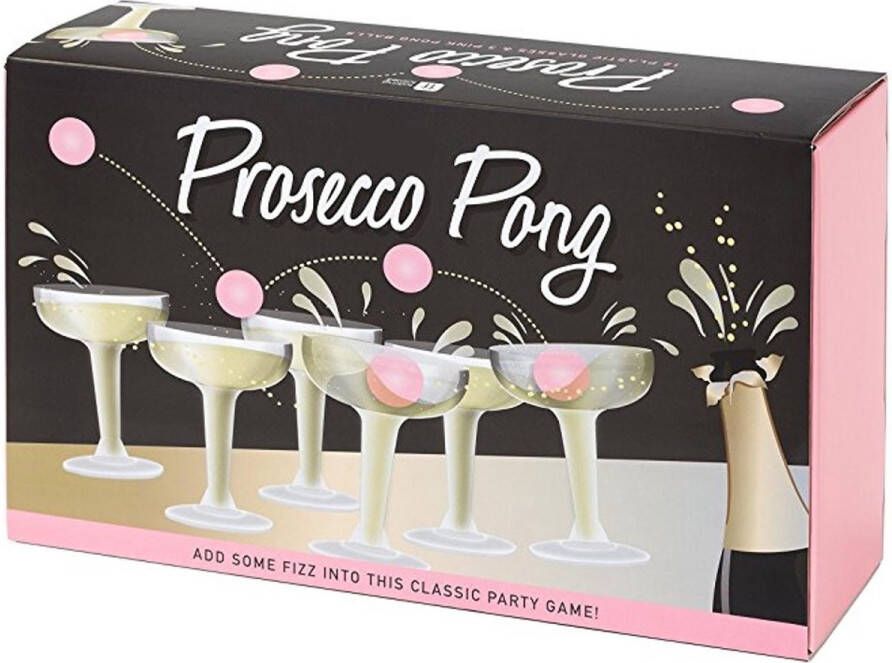 Merkloos Sans marque Prosecco pong Drankspel Beerpong Party kit Feest artikelen