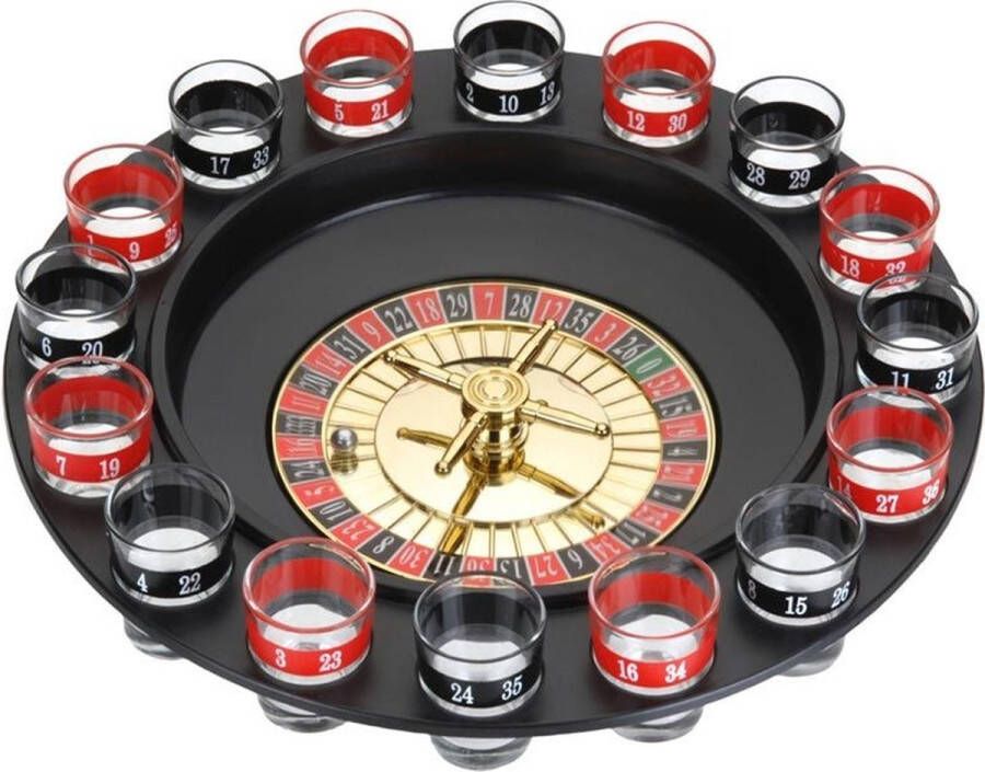 Merkloos Roulette Drinkspel