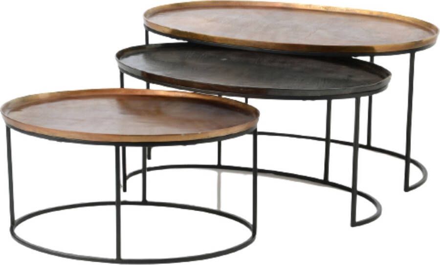 Starfurn Salontafel Raley | 100 cm | Set van 3-STF-2335