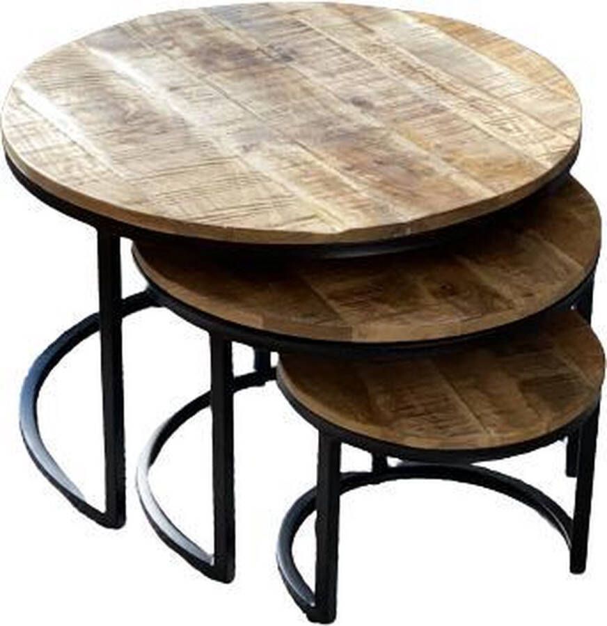 Merkloos Sans marque Salontafel Set van 3 Coins
