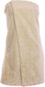 Merkloos Sans marque Saunakilt sneldrogende handdoeken omslagdoek sauna wikkeldoek saunahanddoek met klittenband sluiting bamboe 70x150cm lichtgroen