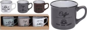 Excellent Houseware Senseomok 180ml aardewerk set a 3 stuks