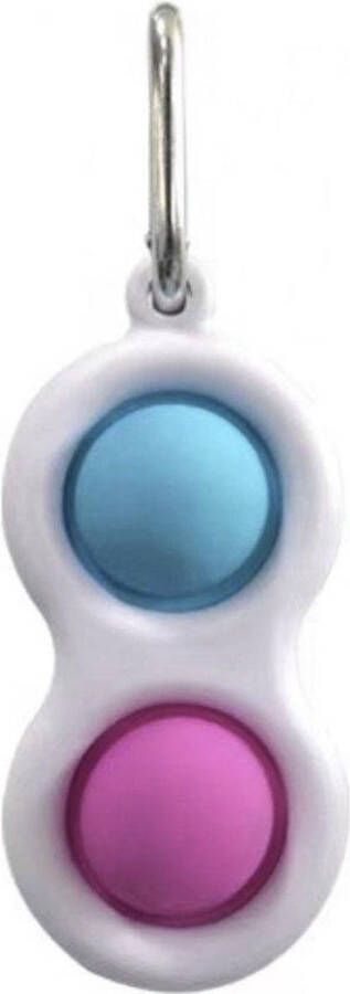 Merkloos Sans marque Simple Dimple Fidget Toy Roze Blauw