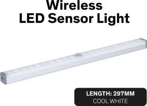 Sinji LED Lamp Bewegingssensor – Kastverlichting op batterij – 29.7 cm