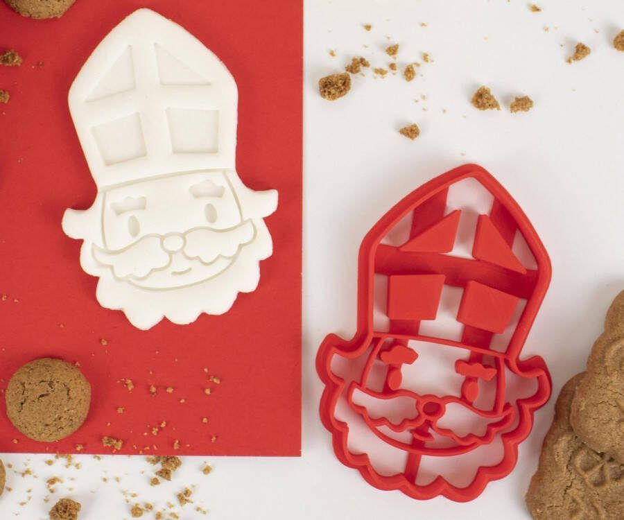 Sinterklaas koekvorm uitstekers marsepein koekjes fondant