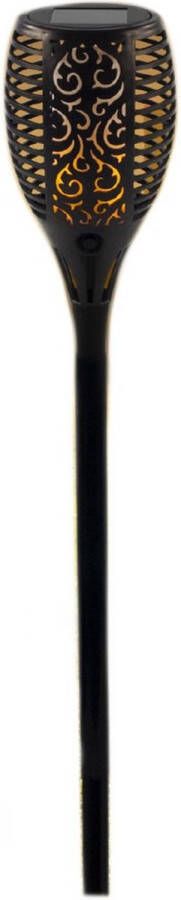 Merkloos Sans marque Solar tuinlamp fakkel met vlameffect op zonne-energie 78 cm tuinfakkels