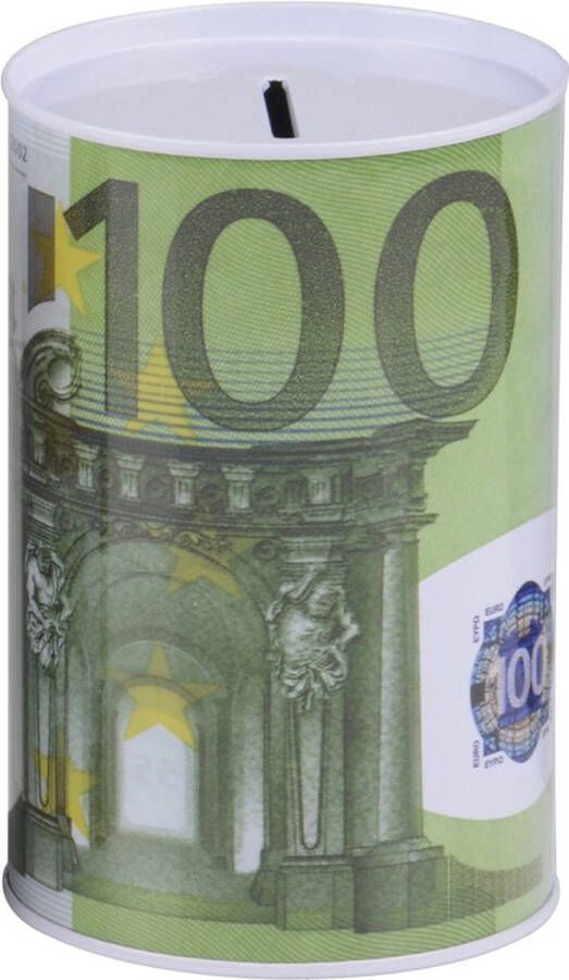 Merkloos 100 euro biljet spaarpotje 8 x 11 cm Spaarpotten