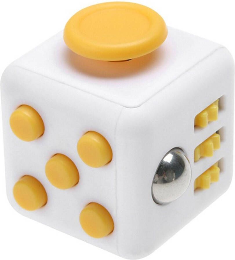 Merkloos Sans marque Speelkubus Fidget Cube fidget toy Donkergrijs Zwart Fidget Toys Anti Stress Speelgoed Stressbal Hoogsensitiviteit HSP