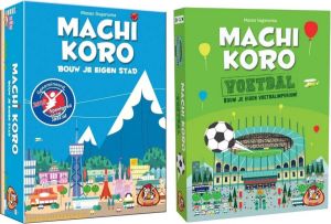 Merkloos Sans marque Spellenbundel 2 stuks Machi Koro Basisspel & Voetbal Editie
