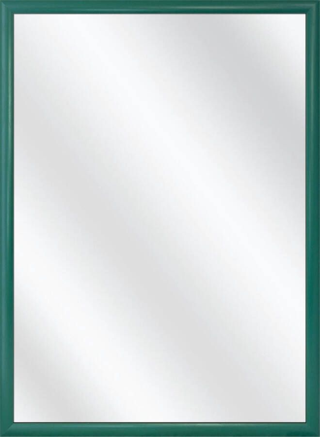 Merkloos Sans marque Spiegel met Lijst Groen 24 x 24 cm