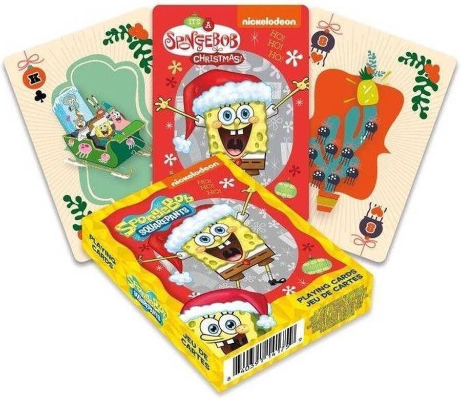 Aquarius SpongeBob SquarePants Speelkaarten Holidays Multicolours