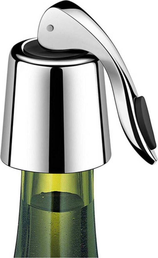 Merkloos Sans marque Stainless steel Wijnfles stopper Flessenstop Anti-spill Wijnfles stop- Zilver Vacuum