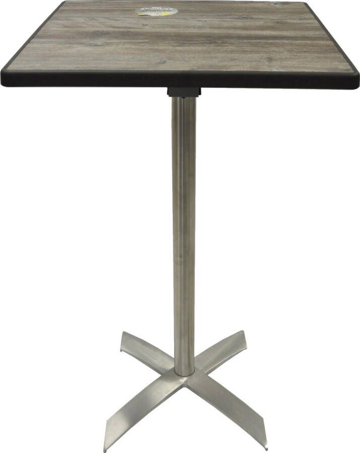 Merkloos Sans marque Statafel Bologna 70x70cm Sevelit Vintage