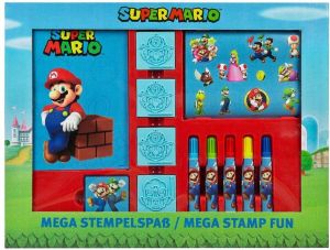 Merkloos Sans marque Super Mario Mega Stempelset