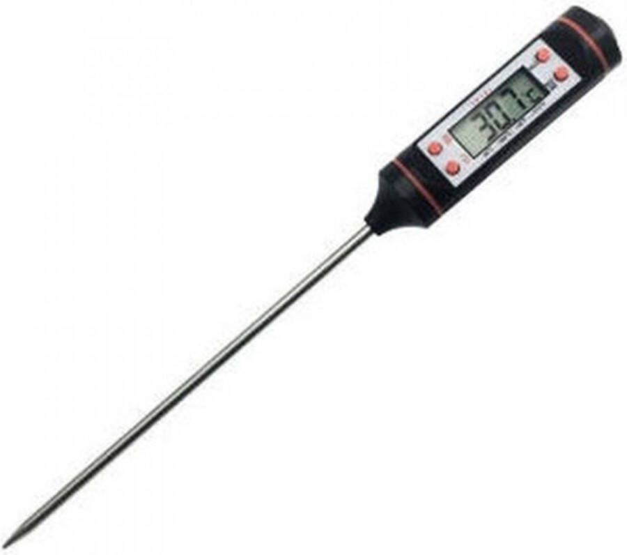 Digital vlees thermometer TP101 50 t m 300°C – Zwart