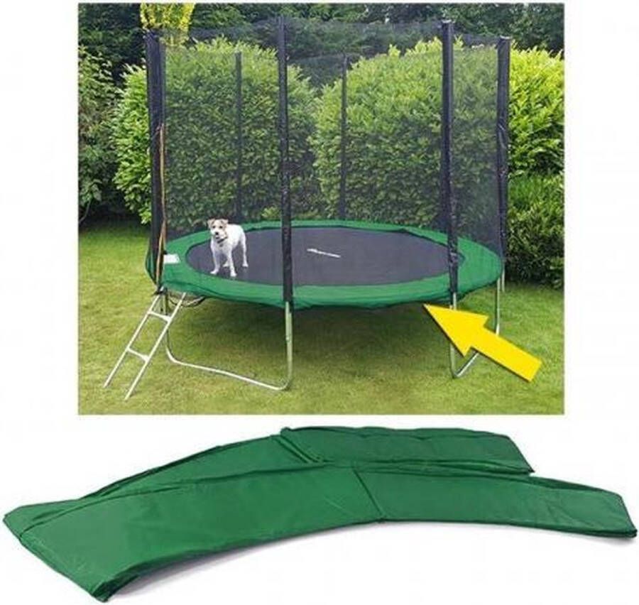 Merkloos Sans marque Trampoline rand afdekking 244 cm diameter groen