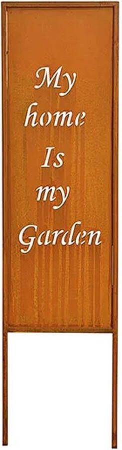 Tuinsteker My Home is my Garden