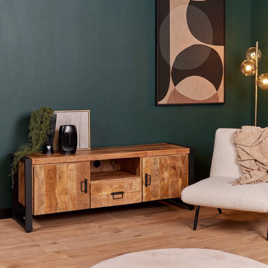 Starfurn Tv meubel Boaz 150 cm | Twee deuren en een lade STF-622