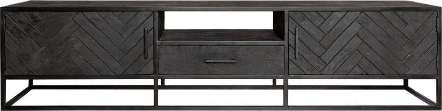 Starfurn TV-meubel New York Mango Metaal Zwart 210 cm