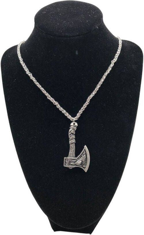 Merkloos Sans marque Viking bijl ketting Viking Axe Necklace Allfather Mythologie