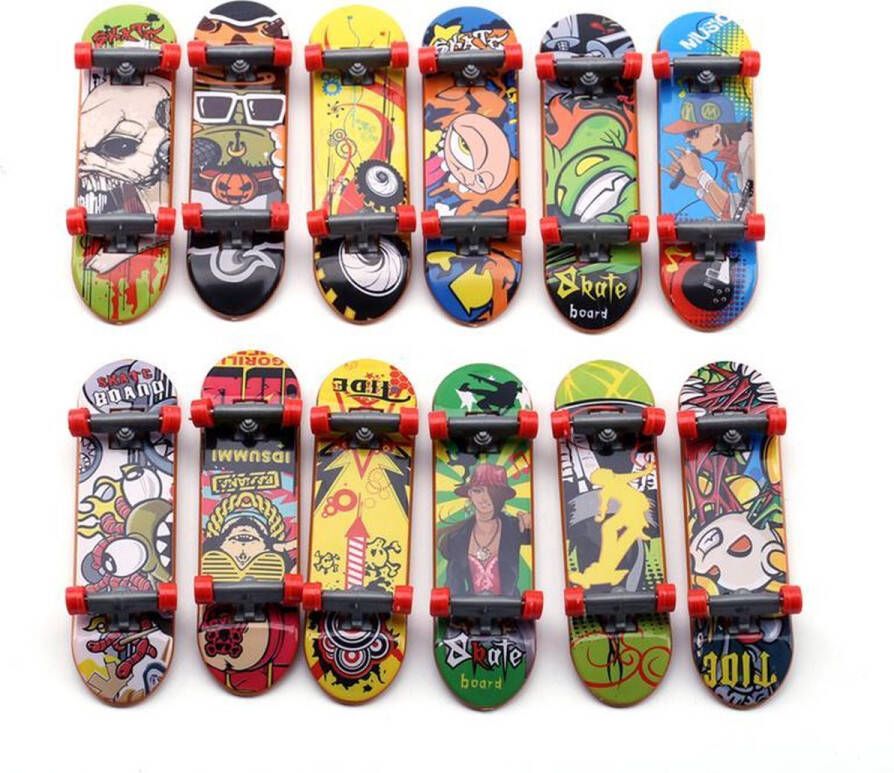 Merkloos Sans marque Vinger Skateboard Mini Skateboard Fingerboard Vingerboard Set 3 Stuks Willekeurig