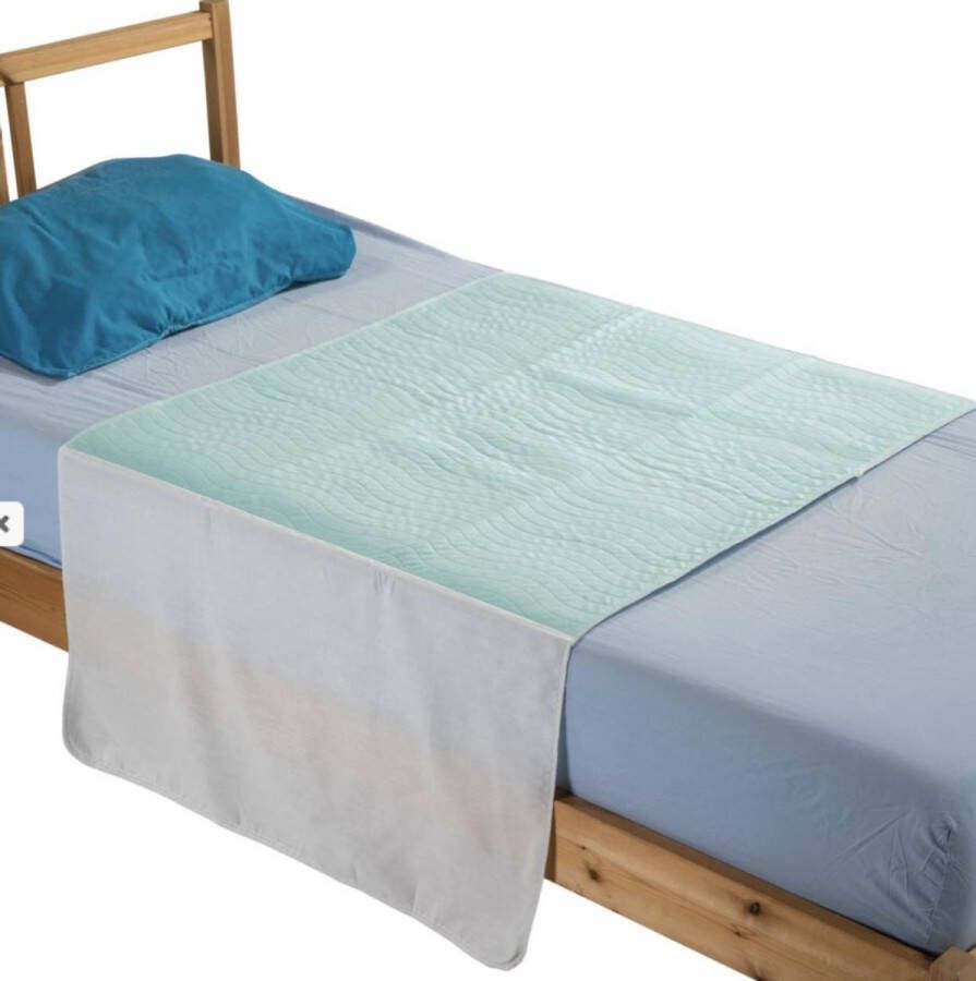 Merkloos Sans marque Wasbare matrasbeschermer met instopstroken 85x90cm bedbeschermer incontinentie bed onderlegger bedonderlegger