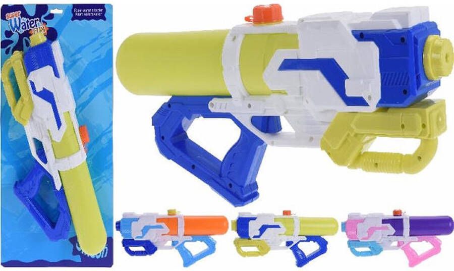 Merkloos Sans marque Waterpistool met pomp Oranje Blauw