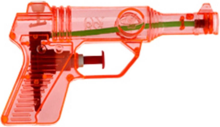 Merkloos Waterpistool waterpistolen rood 13 cm Waterpistolen