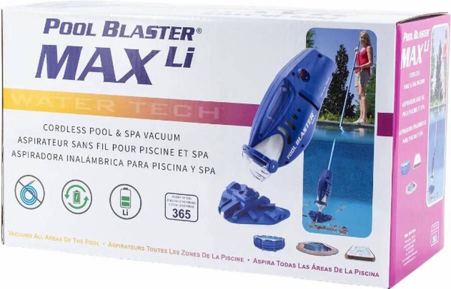 Merkloos Sans marque Watertech Pool Blaster MAX LI elektrische zwembadstofzuiger Oplaadbare accu