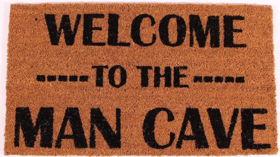 Merkloos Sans marque Welcome To The Man Cave Deurmat