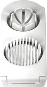 Merkloos Sans marque Witte eiersnijder 2-in-1 van 22 5 cm Keuken benodigdheden Ei snijden