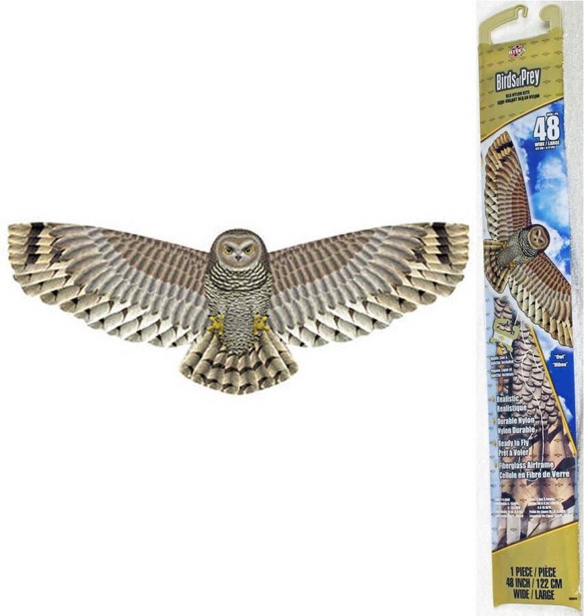 X-Kites Birds of Prey vlieger Uil 122cm