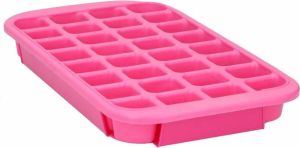 Merkloos Sans marque XL ijsblokjes vorm 32 blokjes fuchsia ijsblokjesvorm