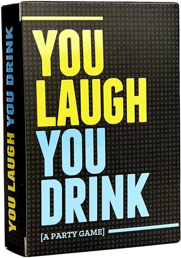 Merkloos Sans marque You Laugh You Drink Party Game Drankspel