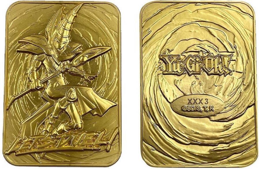 Merkloos Sans marque Yu-Gi-Oh! Replica Card Dark Magician (gold plated)