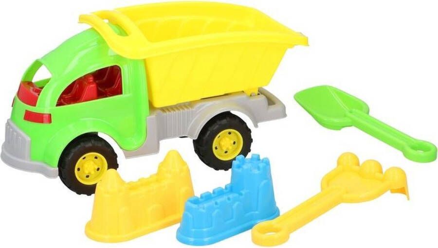 Merkloos Sans marque Zandbak speelgoed truck kiepwagen enkele oplegger 33 cm Zandbakspeelgoed Strandspeelgoed
